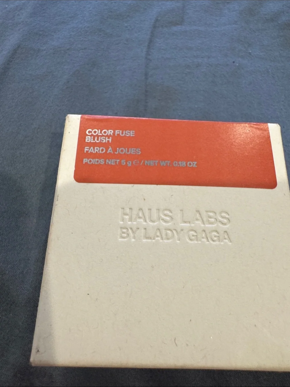 Product Box on Fabric